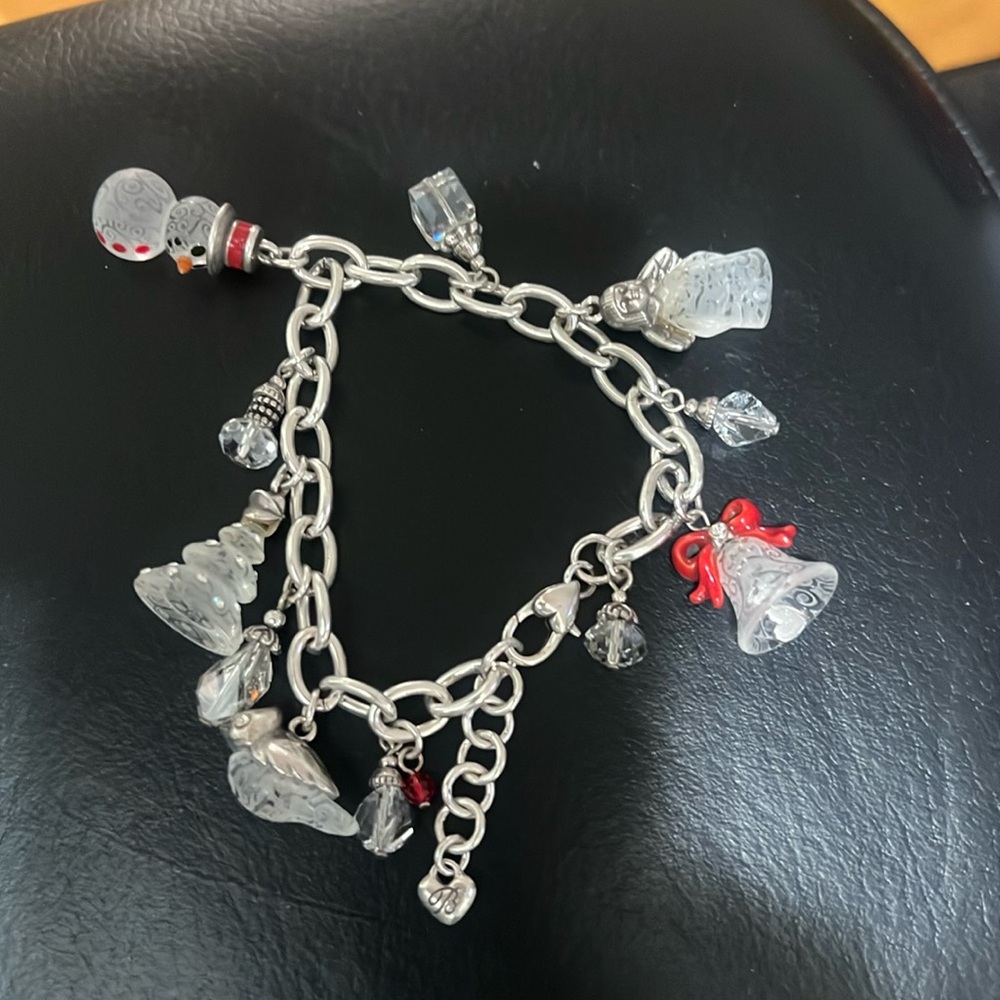 Brighton Christmas tree, snowman, bracelet
